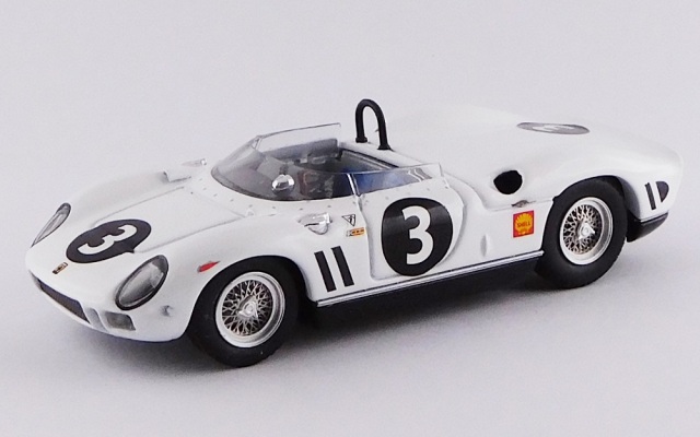 ART MODEL 1/43 フェラーリ 330 P カナダ モスポート GP 1964 #3 L,Scarfiotti シャーシNo.0818 RR:2nd