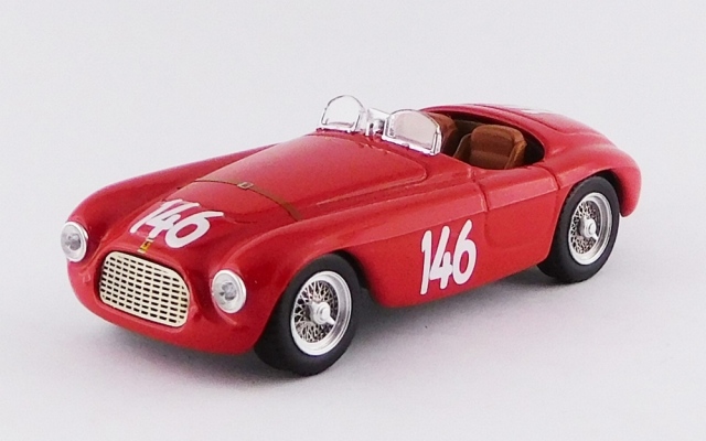 ART MODEL 1/43 フェラーリ 166 MM バルケッタ ドロミテゴールドカップレース 1950 #146 G.Marzotto シャーシNo.0034 優勝車