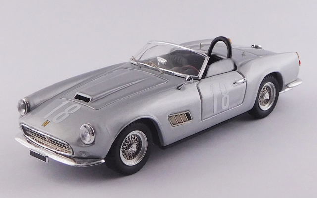 ART MODEL 1/43 フェラーリ 250 カリフォルニア LWB ナッソー メモリアル トロフィーレース 1959 #18 Bob Grossman シャーシNo.1451 優勝車