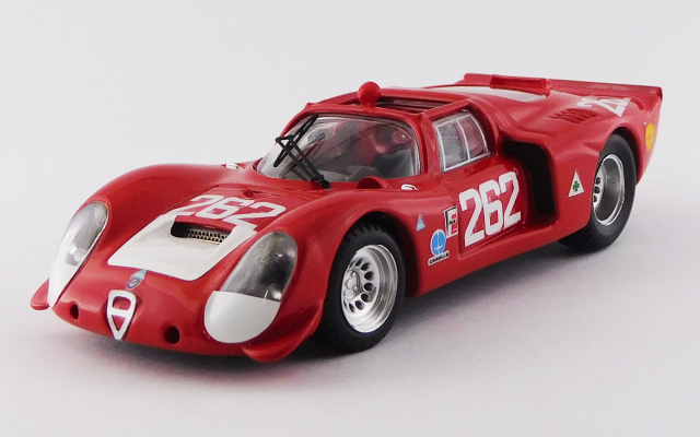 BEST MODEL 1/43 アルファロメオ 33.2 タルガフローリオ 1969