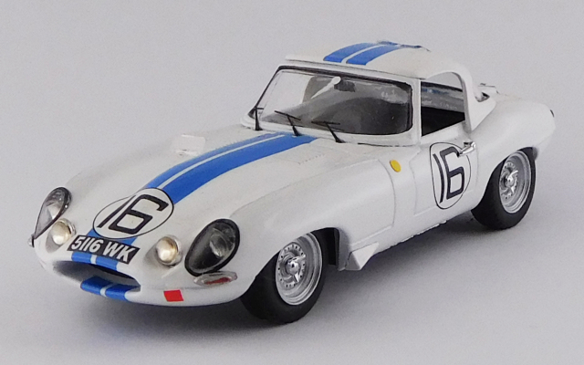 テクノモデル　１／４３　ジャガー　Ｅタイプ　１９６２年ル・マン　No.１０　白 BEST MODEL 1/43 ジャガー E タイプ スパイダー ル・マン24時間 1963