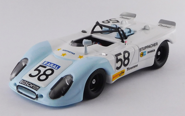 BEST MODEL 1/43 ポルシェ 908/02 FLUNDER ル・マン24時間 1972 #58 Stuppacher/Roser D.N.F.