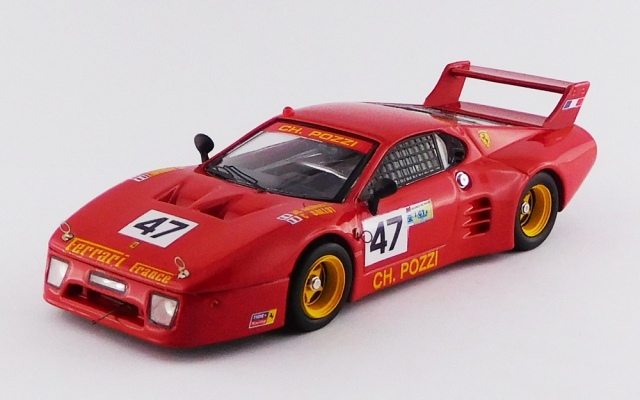 BEST MODEL 1/43 フェラーリ 512BB LM ル・マン24時間 1981 #47 Andruet/Ballot-Lena GTX クラス 優勝車