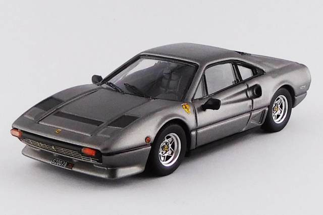 BEST MODEL 1/43 フェラーリ 208 GTB TURBO 1980 メタリックグレー