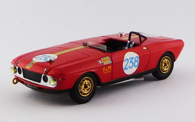 BEST MODEL 1/43 ランチア フルビア F&M スペシャル HF タルガ フローリオ 1969 #238 Munari / Aaltonen R.R.9th (レジン)