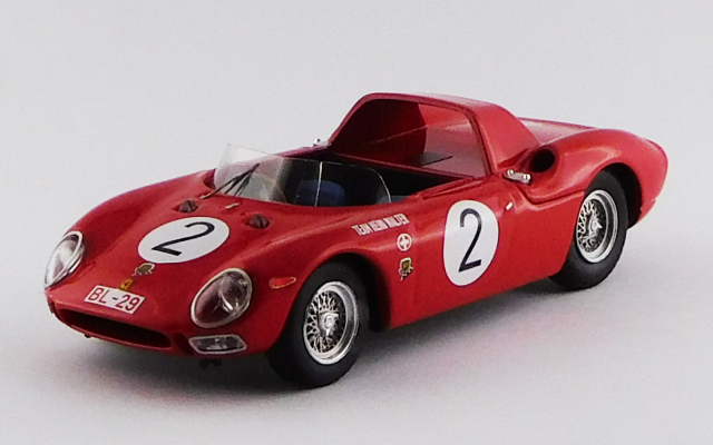 BEST MODEL 1/43 フェラーリ 250 LM スパイダー Pernis von Tirol Innsbruck 1965 #2 Heini Walter R.R.5th,1°in class S2.0