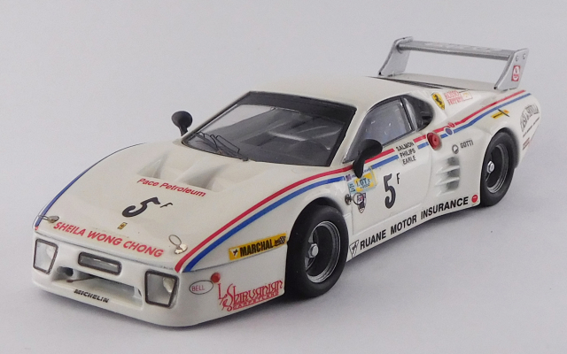 BEST MODEL 1/43 フェラーリ 512 BB LM 6時間リレー シルバーストーン 1981 #5 Salmon/Phillips