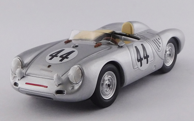 BEST MODEL 1/43 ポルシェ 550 RS セブリング 1957 #44 Bunker/Wallace - 8位 S1.5 クラス優勝車