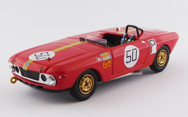 BEST MODELS 1/43 ランチア フルビア F&M スペシャル HF ニュルブルクリンク1000Km 1969 #50 Munari/Aaltonen P1.6クラス優勝車