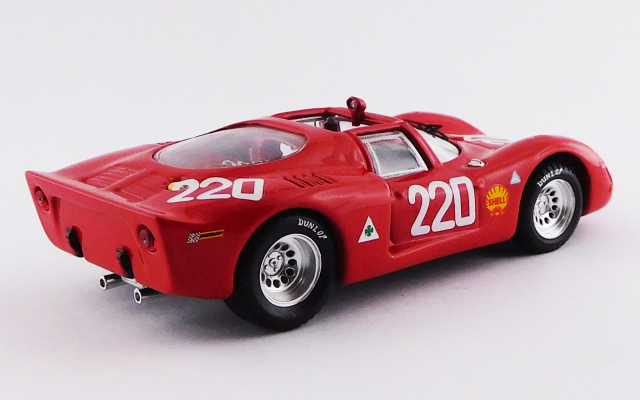 ミニカー　1/43 アルファロメオ 33.2 タルガフローリオ 1969 Vaccarella/De Adamich #262 [BEST9147/2] Best-Model 9147/2 Alfa Romeo - 33.2 N 262 Targa Florio 1969