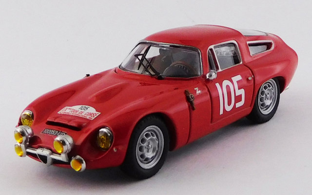 BEST MODEL 1/43 アルファロメオ TZ1 ツール・ド・コルス 1964 #105 Rolland/Augias 2位