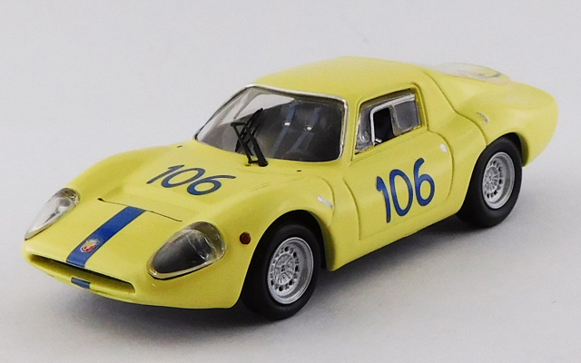 BEST MODEL 1/43 アバルト 1300 OT タルガフローリオ 1968 #106 Virgilio/Panepinto