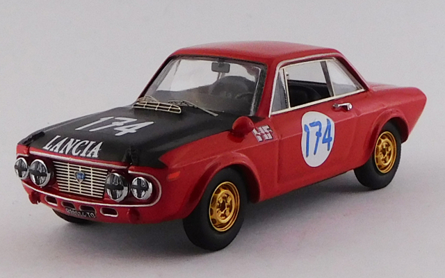 BEST MODEL 1/43 ランチア フルビア HF タルガ フローリオ 1970 #174 Munari /Maglioli GT1.6クラス優勝車