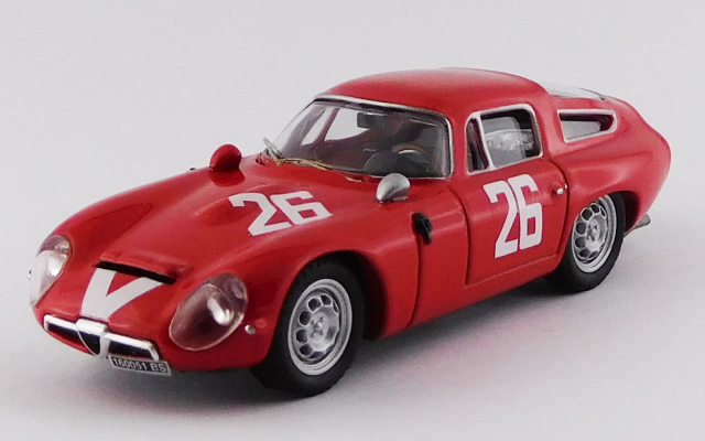 BEST MODEL 1/43 アルファロメオ TZ1 モンツァ 1000km 1965 #26 Pianta/Sala