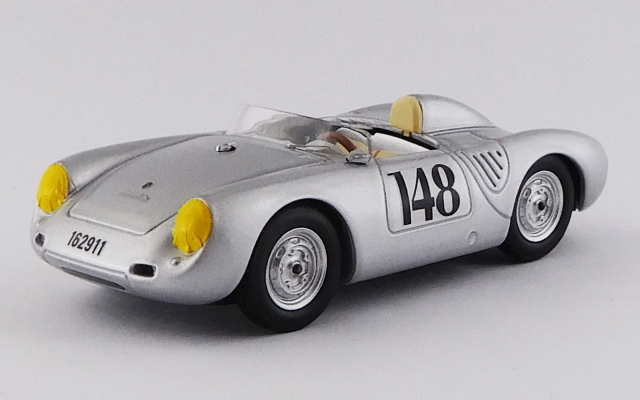 BEST MODEL 1/43 ポルシェ 550 RS アオスタ-グラン・サン・ベルナルド 1957 #148 Wolfgang von Trips