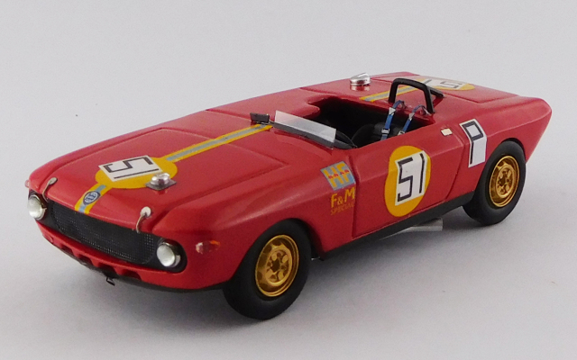 BEST MODEL (ベストモデル) 1/43 ランチア フルビア F&M スペシャル HF ニュルブルクリンク 1000km 1969 #51 Maglioli/Pinto ＊レジン製