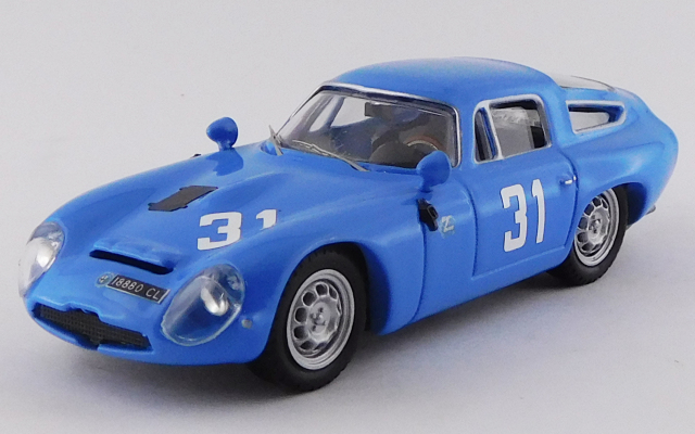 BEST MODEL 1/43 アルファロメオ TZ1 モンツァ 1000km 1965 #31 Panepinto/Facetti