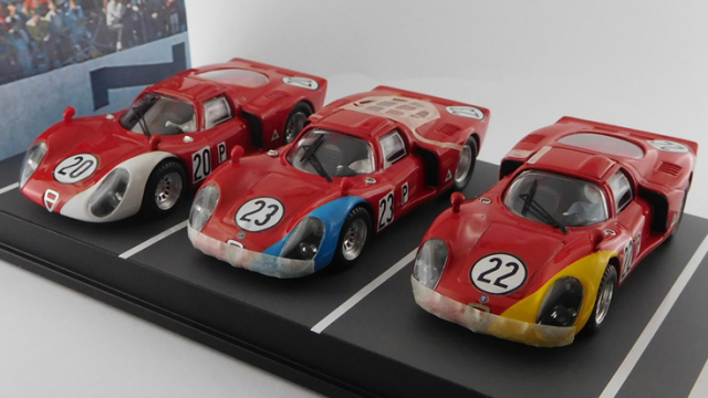 絶版　1/43 アルファロメオ　ティーポ　33/2 1968 5位　ルマン24時 絶版 1/43 アルファロメオ ティーポ 33/2 1968 5位 ルマン24時
