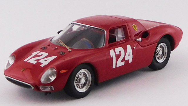 BEST MODEL 1/43 フェラーリ 250 LM ムジェロGP 1965 #124 Casoni/Nicodemi 優勝車