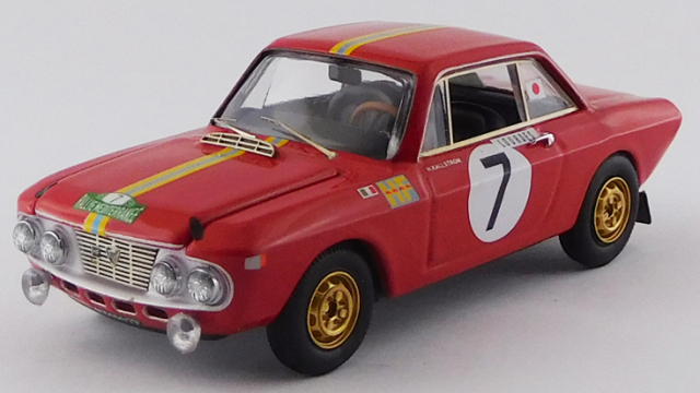 BEST MODEL 1/43 ランチア フルビア クーペ 1.3 HF 地中海ラリー 1969 #7 Kallstrom/Gunnar 優勝車