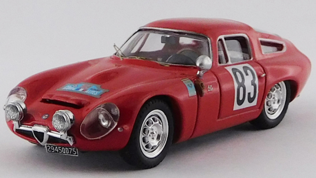 1/43 アルファロメオ TZ1 Coupe des Alpes 1964 優勝車 #83 Rolland/Augias