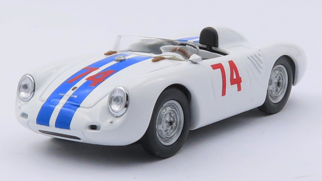 BEST MODEL 1/43 ポルシェ 550 RS ナッソー メモリアル トロフィーレース 1958 #74 Don Sesslar