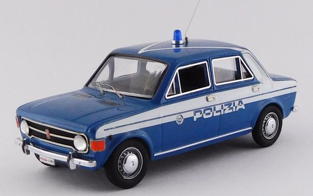 RIO 1/43 フィアット 128 4ドア 1970 ストラダーレ 警察車両 ブルー