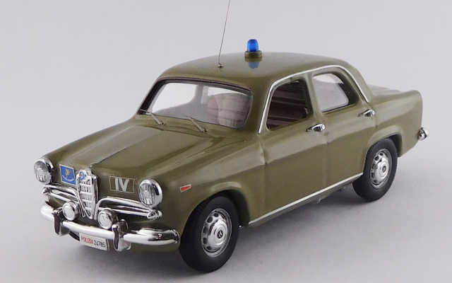 RIO 1/43 アルファロメオ ジュリエッタ 警察車両 1961 ローマ博物館所蔵