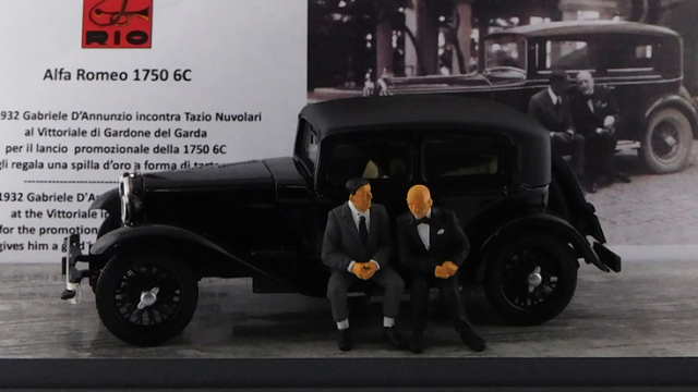 RIO 1/43 アルファロメオ 1750 6C 1932 Gabriele D'Annunzio/Tazio Nuvolari