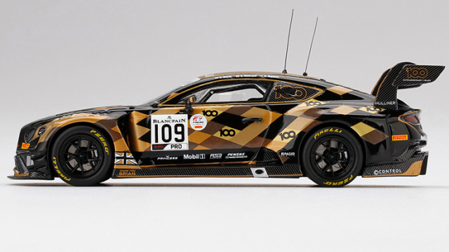 TSM MODEL 1/43 ベントレー コンチネンタル GT3 トータル スパ24時間 