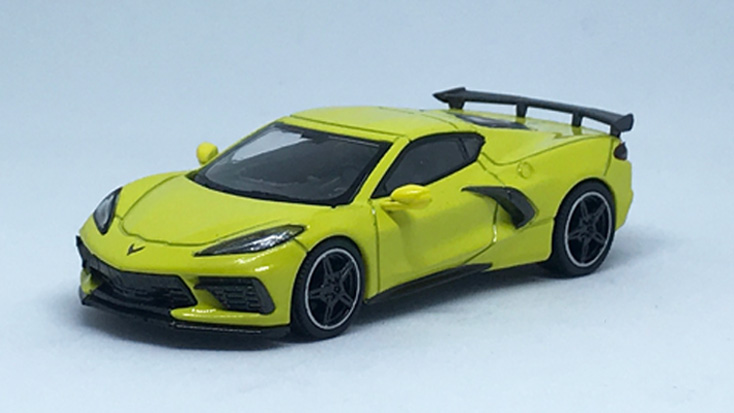 MINI GT 1/64 シボレー コルベット スティングレイ 2020 アクセレレートイエロー（左ハンドル)