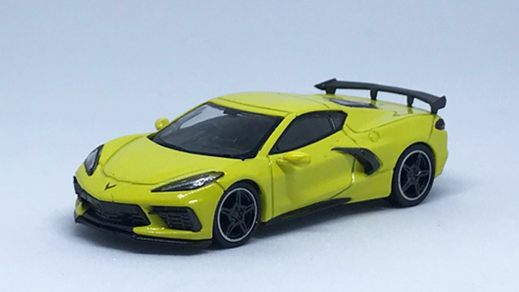 MINI GT 1/64 シボレー コルベット スティングレイ 2020 アクセレレートイエロー（右ハンドル)