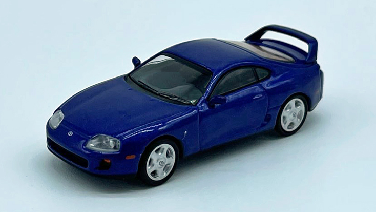 MINI GT 1/64 Toyota スープラ ブルーパールメタリック(左ハンドル)