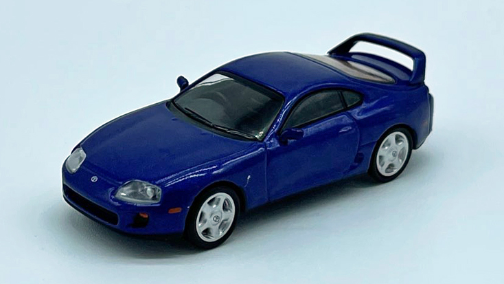 MINI GT 1/64 Toyota スープラ ブルーパールメタリック(右ハンドル)