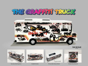 American Diorama 1/64 フードトラック Graffiti Style