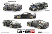 MINI GT 1/64 Nissan スカイライン GT-R R34 Kaido Works GReddy V2(右ハンドル)