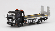 MINI GT 1/64 Isuzu Nシリーズ(ELF) 車両積載車 LBWK ブラック(右ハンドル)