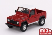 MINI GT 1/64 ランドローバー ディフェンダー 90 ピックアップ マサイレッド(右ハンドル)