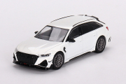 MINI GT 1/64 アウディ ABT RS6-R グレイシアホワイトメタリック(右ハンドル)