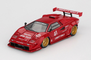MINI GT 1/64 ランボルギーニ カウンタック LB-WORKS レッド(左ハンドル)
