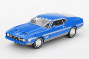 MINI GT 1/64 フォード マスタング マッハ1 1971 グラバーブルー(左ハンドル)