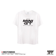 MINI GT MINI GT Vibes ホワイト w/ ブラックロゴ Tシャツ 