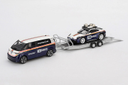 MINI GT 1/64 ポルシェ 911 ダカール #718 / フォルクスワーゲン ID. Buzz Porsche Centrum Gelderland Roughroads セット