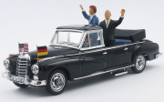 RIO 1/43 メルセデス ベンツ 300 D 1963 ランドーレット アデナウアー&ケネディ フィギュア付