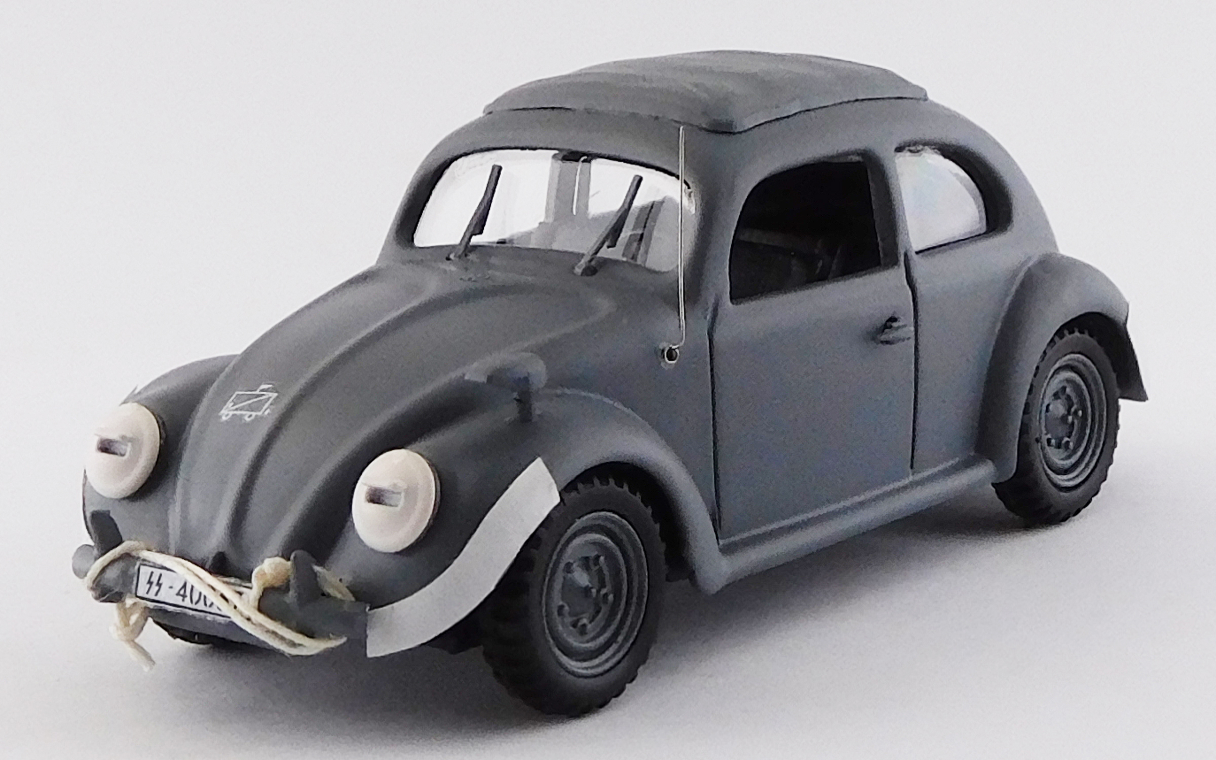 RIO 1/43 フォルクスワーゲン ビートル Kdf SSナンバープレート付