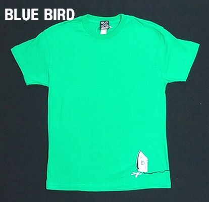 BLUE BIRD (ブルーバード)　 メンズTシャツ　グリーン