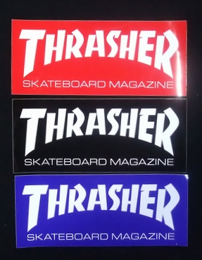 THRASHER（スラッシャー）　ステッカー　010　ＢＡＳＩＣ/Ｌサイズ