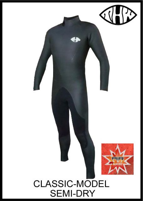 国内最強起毛素材　【送料無料】 thw wetsuits 【セミドライ/インナーネックバリア標準装備】 クラシック 【エアフレイム仕様】レディースあり