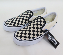 【VANS】　CLASSIC SLIPON PRO/CHECKERBOARD (BLACK/WHITE)　