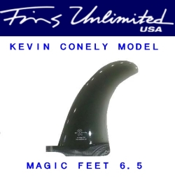 FU FIN【FINS UNLIMITED】　KEVIN CONNELY【ケヴィンコネリー】　MAGIC FEET　6.5インチ　【スモーク/ティント】